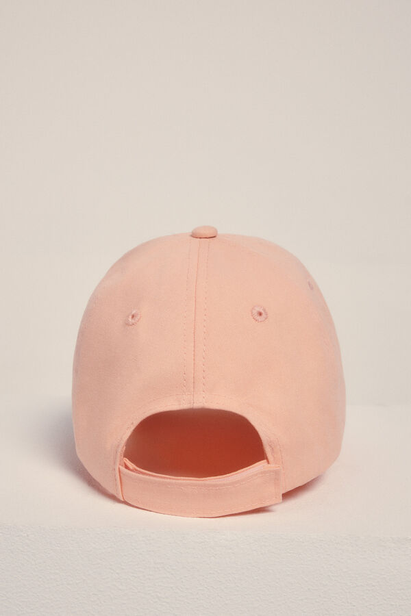 Dash and Stars Gorra algodón logo bordado rojo