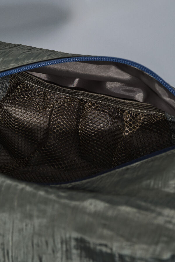 Dash and Stars Bolso bandolera nylon  kaki satinado verde