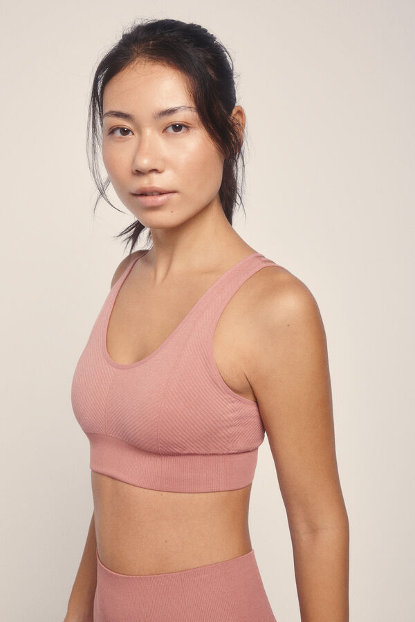 Dash and Stars Soutien desportivo SEAMLESS COMFORT rosa rosa