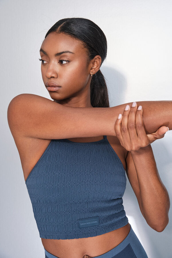 Dash and Stars Sujetador deportivo SEAMLESS COMFORT smock azul azul