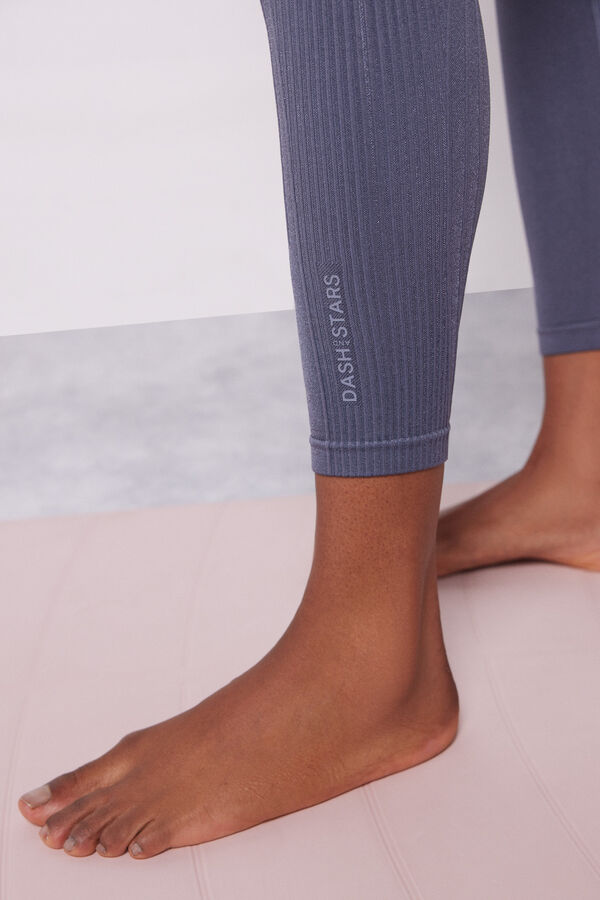 Dash and Stars Leggings grises Seamless Comfort gris
