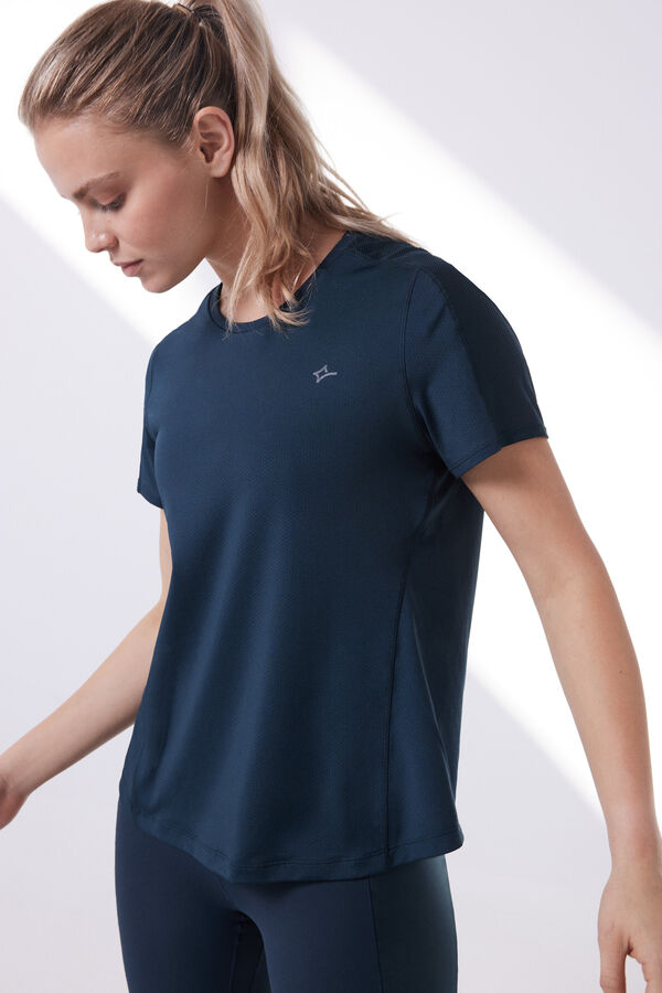 Dash and Stars Camiseta t&eacute;cnica transpirable azul azul