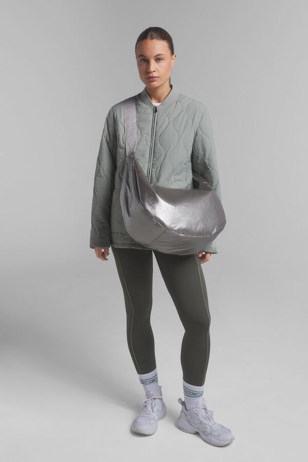 Dash and Stars Jaqueta t&eacute;cnica acolchoada c&aacute;qui verde