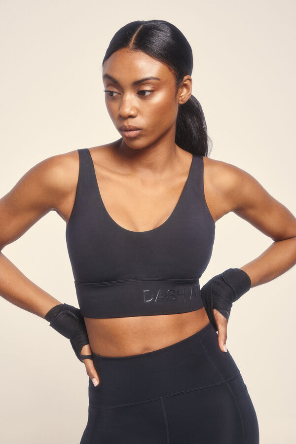 Dash and Stars Soutien desportivo preto 4D Stretch preto