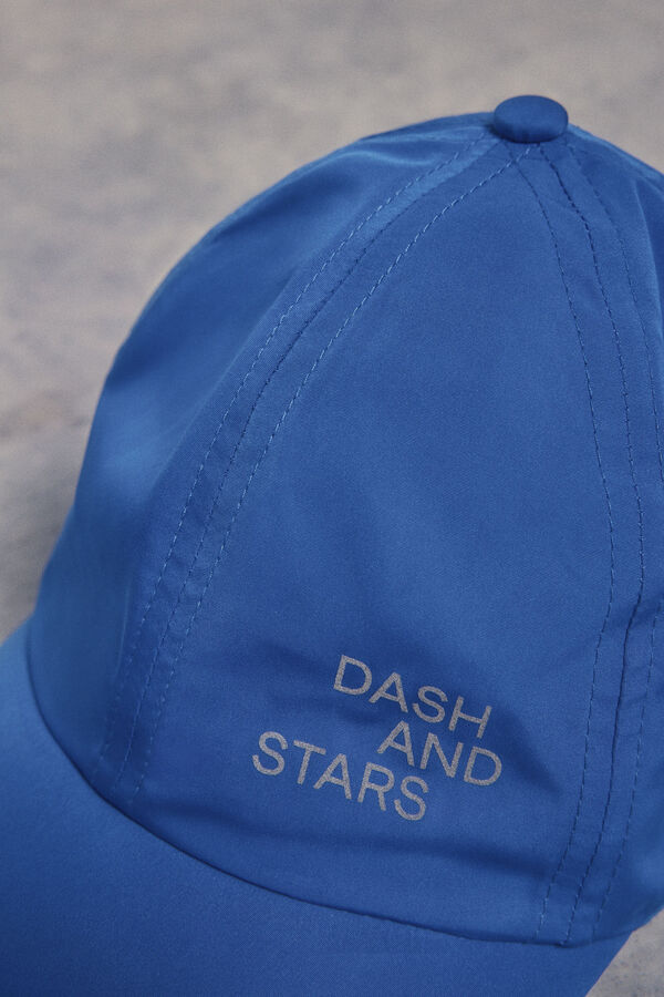 Dash and Stars Boné com logo em gel azul azul