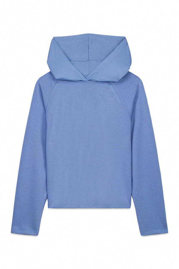 Dash and Stars Sudadera tacto suave azul azul