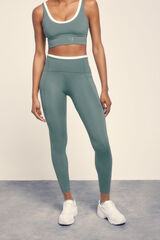 Dash and Stars Leggings de tornozelo verdes 4D STRETCH verde