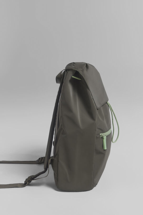 Dash and Stars Mochila de tecido t&eacute;cnico c&aacute;qui beige