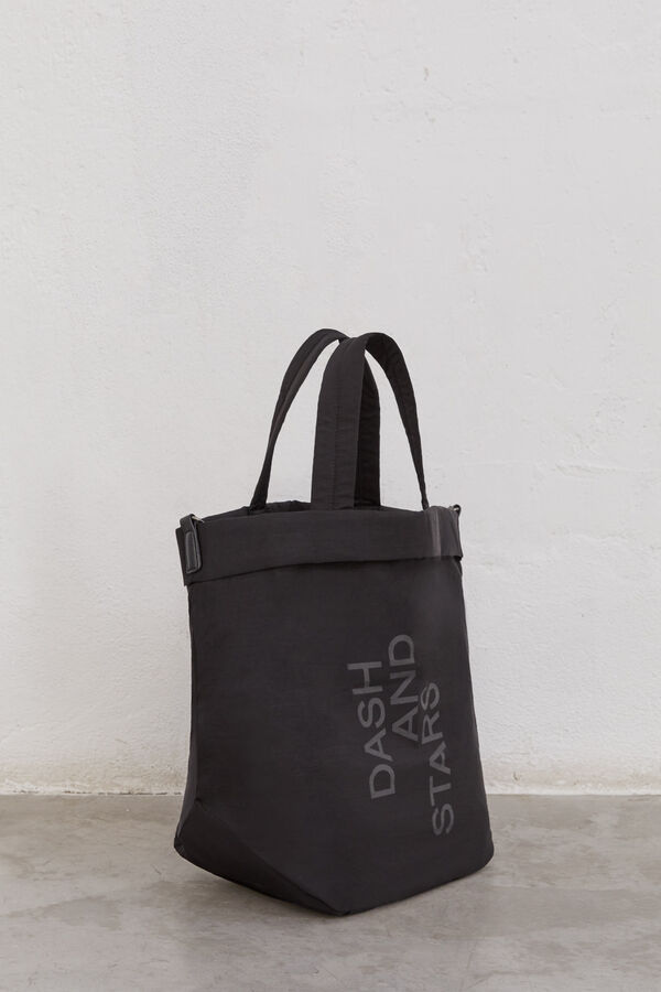 Dash and Stars Bolso tote negro negro