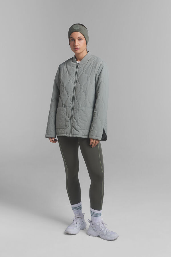 Dash and Stars Jaqueta t&eacute;cnica acolchoada c&aacute;qui verde