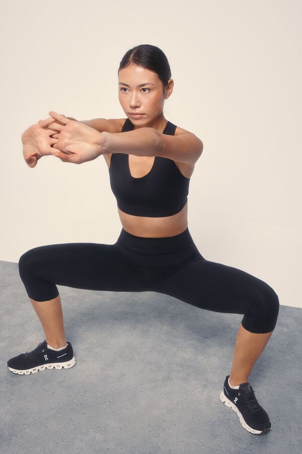 Dash and Stars Leggings COMPRESSIVAS pirata pretas preto