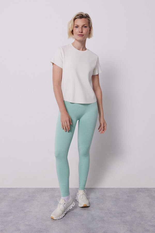 Dash and Stars Leggings menta Seamless Comfort verde