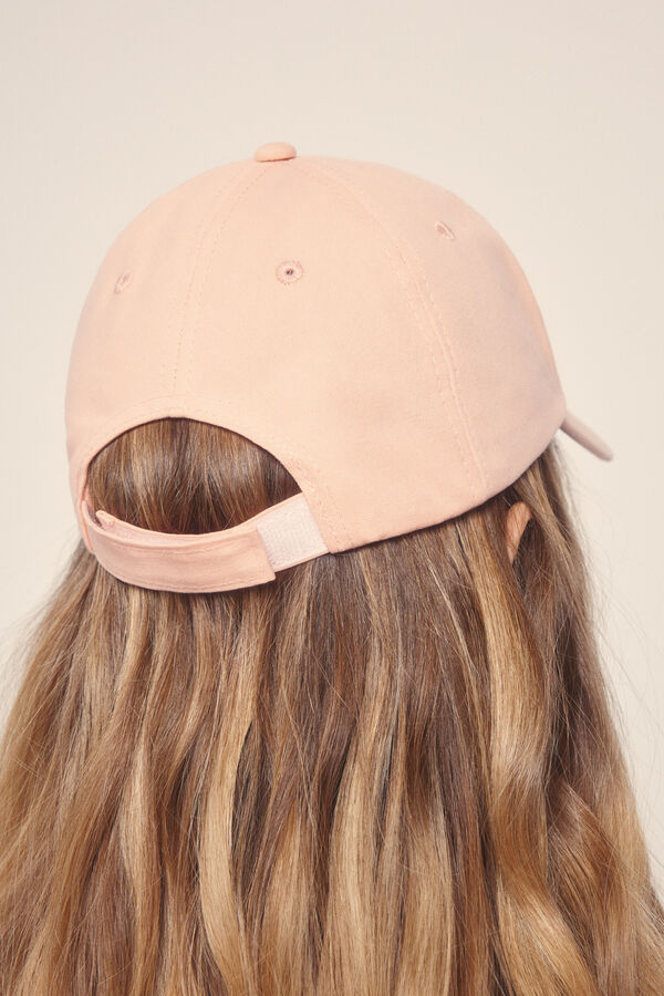 Dash and Stars Gorra algodón logo bordado rojo