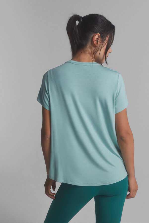 Dash and Stars Camisola fluente modal verde verde