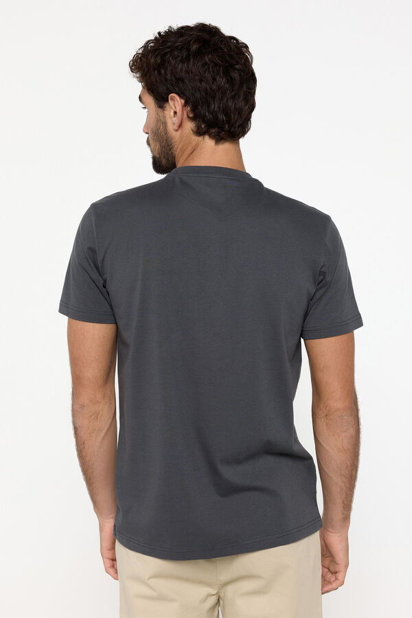 Milano Camiseta manga corta. 100% algod&oacute;n. Gris Claro