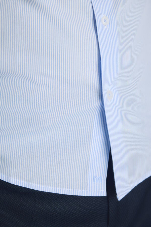 Milano Camisa de manga comprida Azul claro