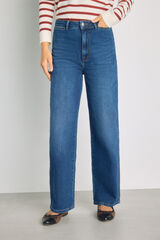Milano Pantal&oacute;n denim ancho Azul