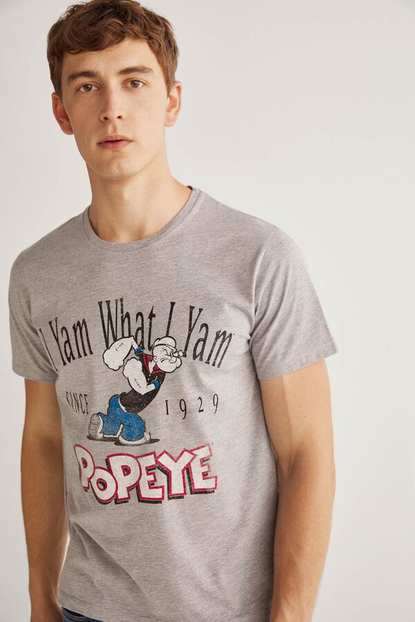 Fifty Outlet Camiseta Popeye Gris