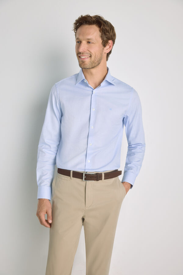 Pedro del Hierro Camisa de manga comprida Azul