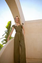 Milano Mono fluido cinturón Kaki Oscuro