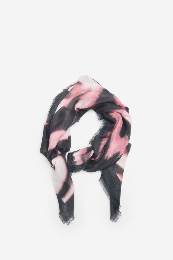 Milano Pa&ntilde;uelo estampado animal Marr&oacute;n Oscuro