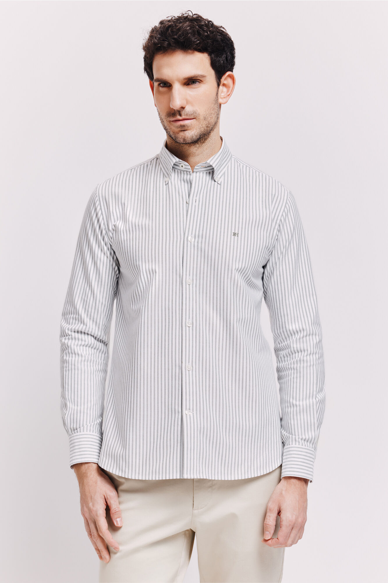 Pedro del Hierro Camisa rayas manga larga