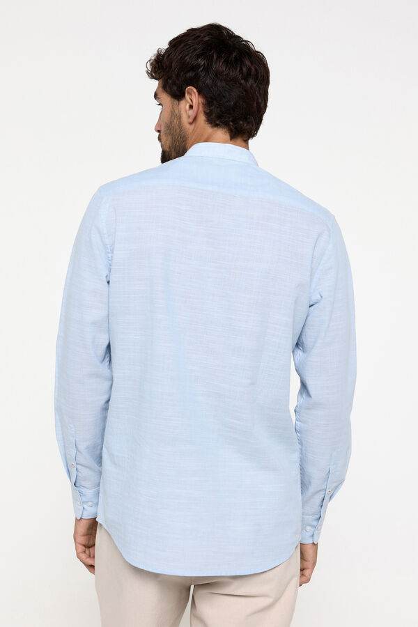 Fifty Outlet Camisa Mao Polera Azul