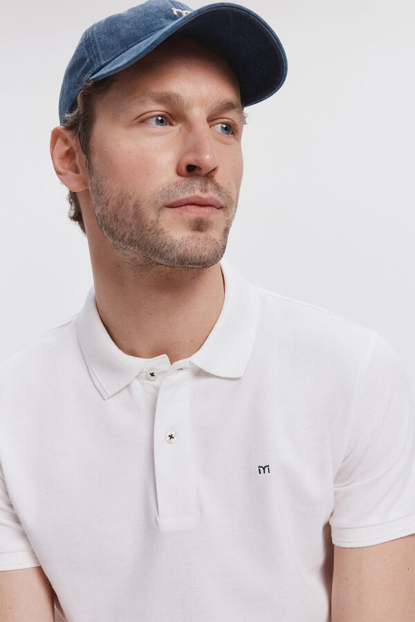 Milano Polo B&aacute;sico Milano Branco
