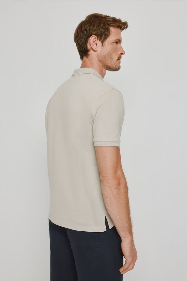 Springfield Polo manga curta Areia