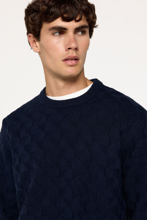 Pedro del Hierro Jersey Estrcutura PdH Navy