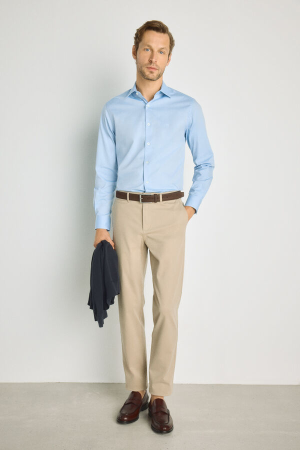 Pedro del Hierro Camisa manga larga Azul