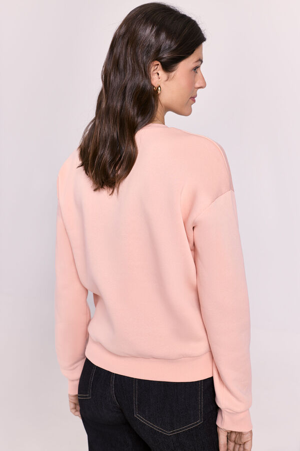 Milano Sweatshirt rosa com texto Rosa