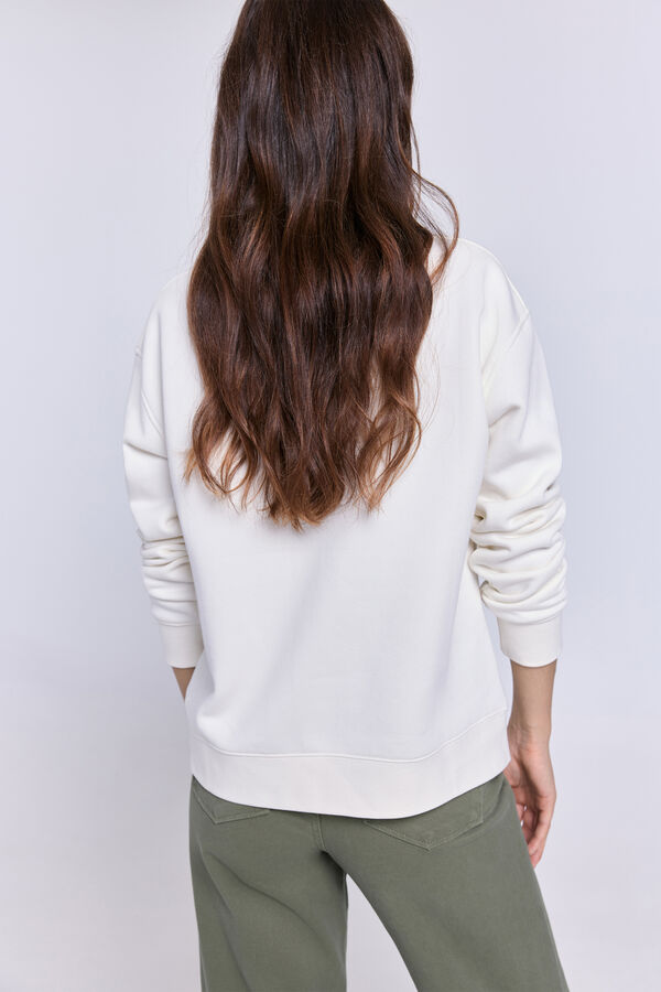 Milano Sudadera estampado Blanco