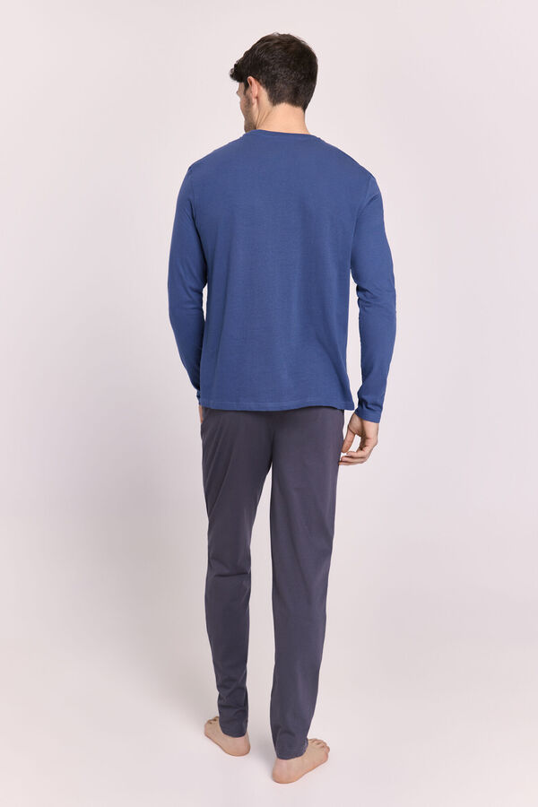 Milano Pijama Big Logo Azul