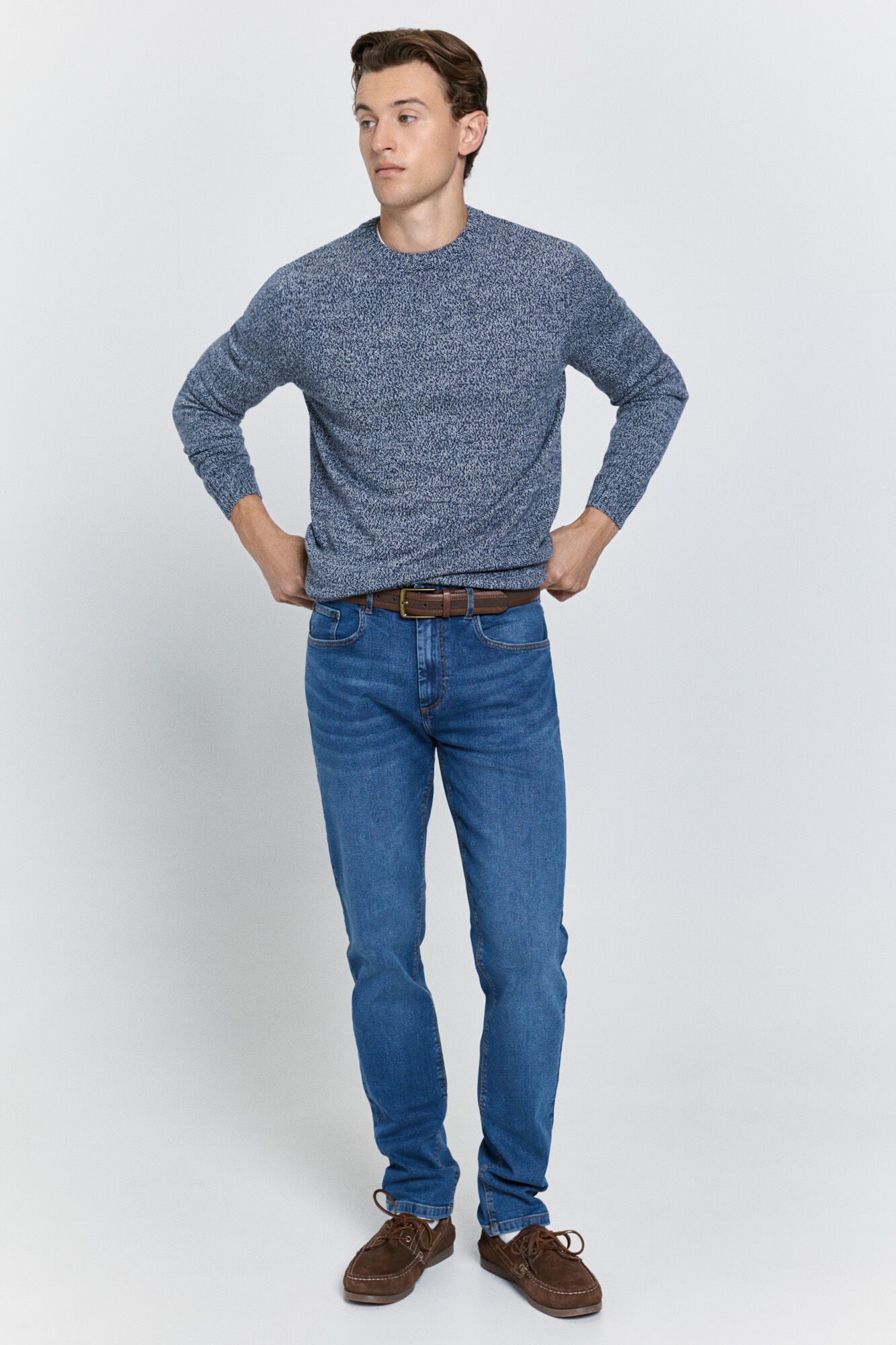 Milano Jersey cuello caja