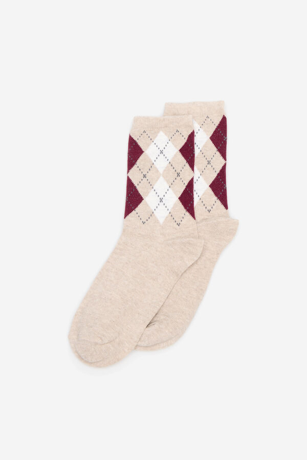 Milano Rombos Socks Beige