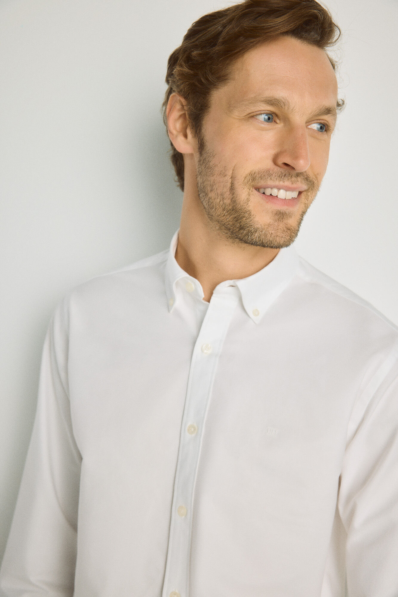 Pedro del Hierro Camisa lisa de manga comprida