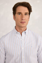 Pedro del Hierro Camisa Sport Rayas Azul Claro