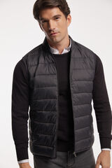 Fifty Outlet Colete gola "bomber" Cinza medio