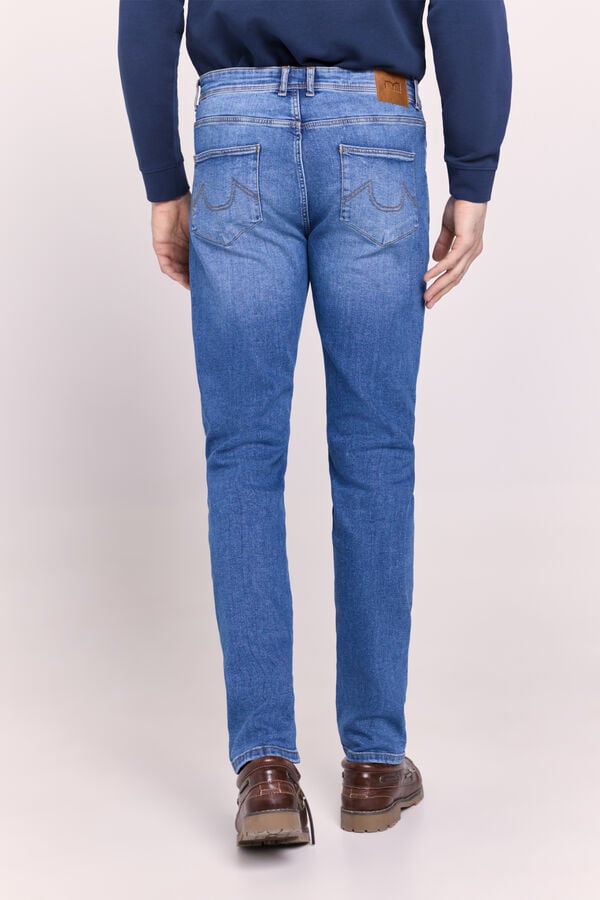 Milano Cal&ccedil;a jeans slim fit Azul