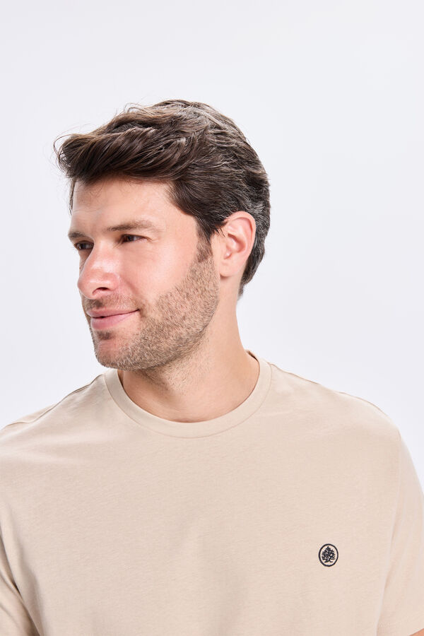 Springfield Camiseta Básica Springfield Bege