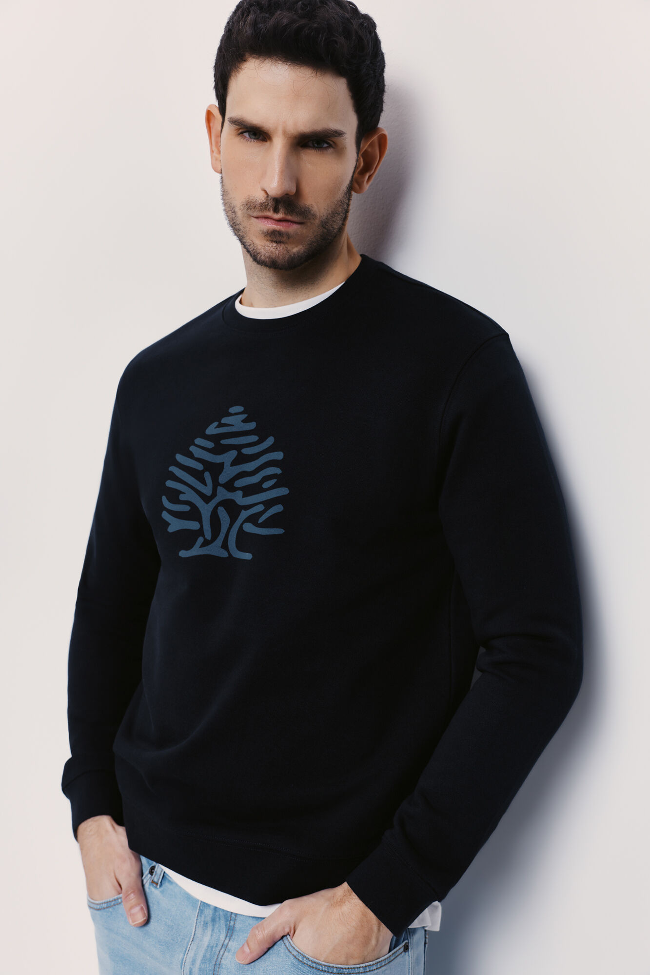 Springfield Sudadera cuello redondo con logo