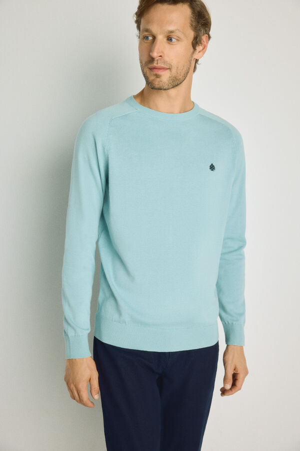 Springfield Camisola gola caixa Azul