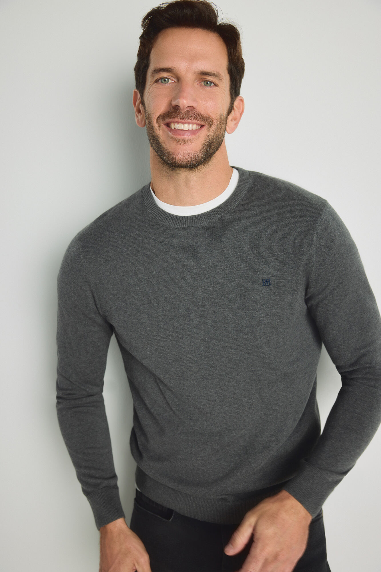 Pedro del Hierro Camisola gola caixa