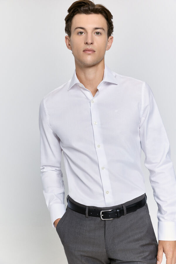 Pedro del Hierro Camisa vestir popelin Blanco