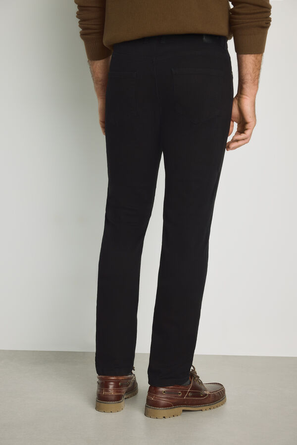 Milano Cal&ccedil;as jeans slim fit Preto