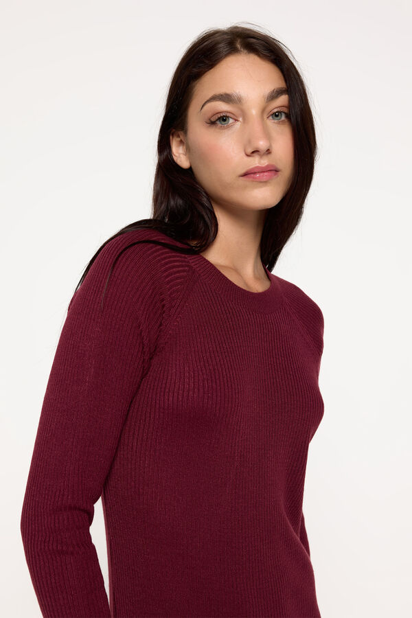 Milano Vestido tricot Granate