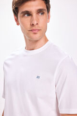 Pedro del Hierro T-shirt B&aacute;sica PDH Branco