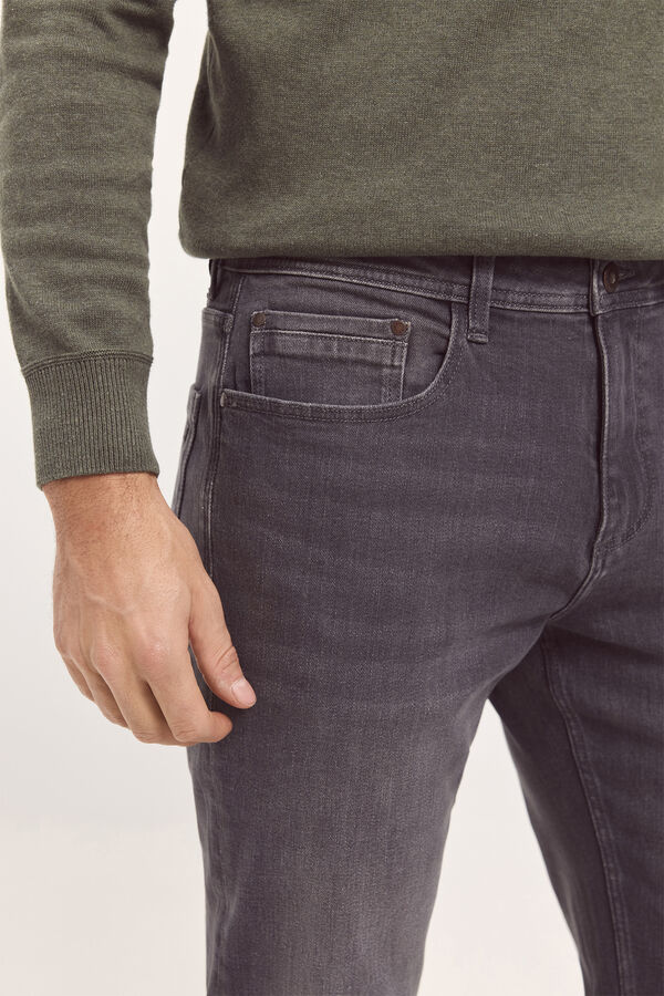 Pedro del Hierro Cal&ccedil;a Jeans Regular PDH Cinza medio