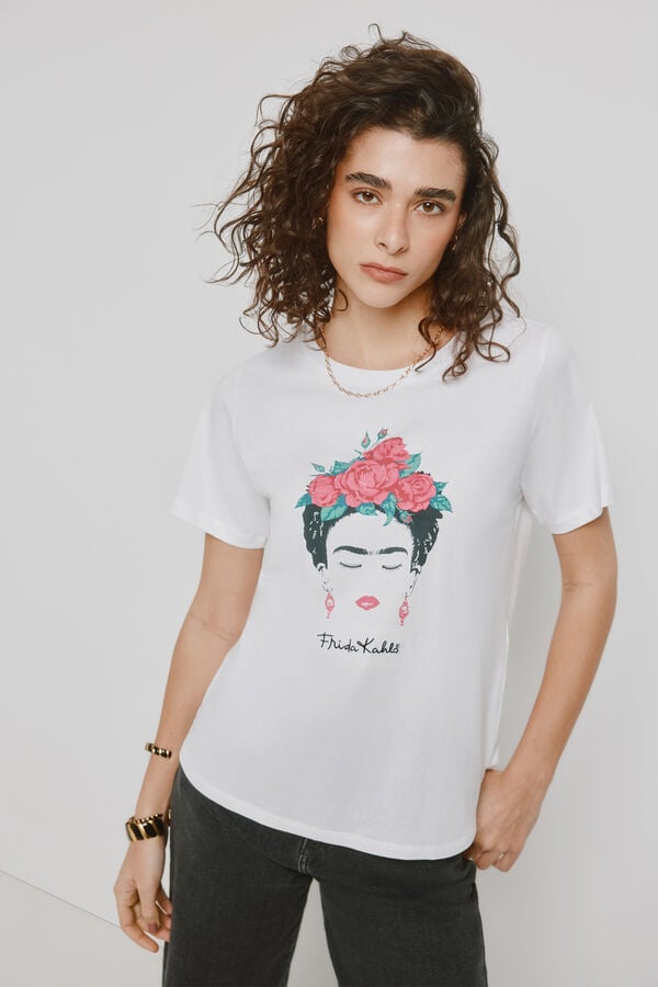 Milano T-shirt estampada de manga curta Branco